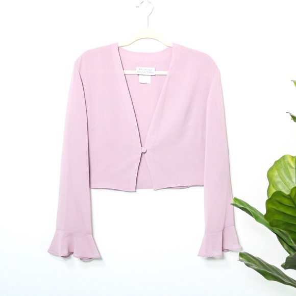 Tops - Vintage Front Button Crop Top